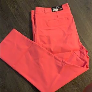 Salmon Capri Pants